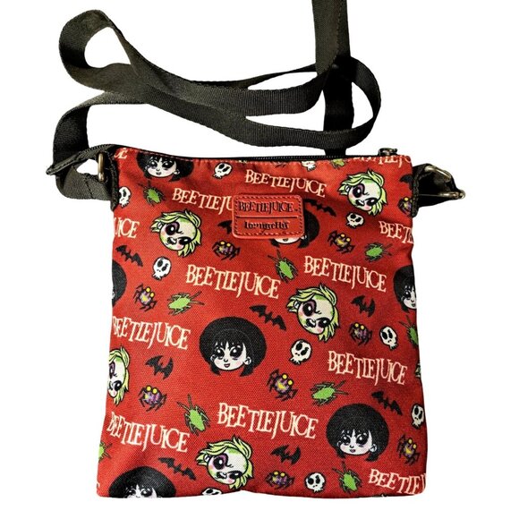 Universal Studios x Loungefly Beetlejuice Lydia Halloween Horror Crossbody - Picture 2 of 11